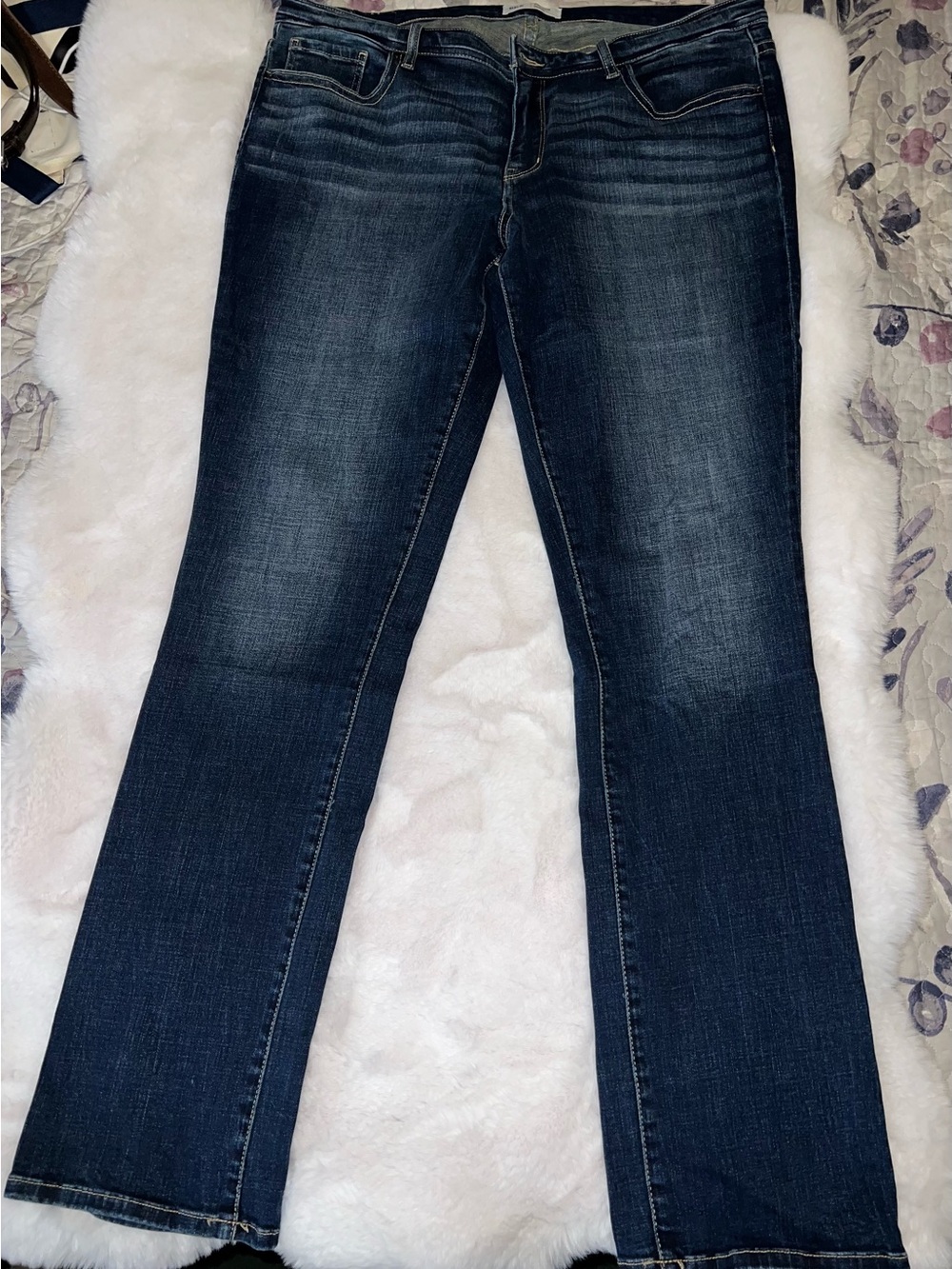 BKE Straight Leg Jeans in Dark Indigo Wash